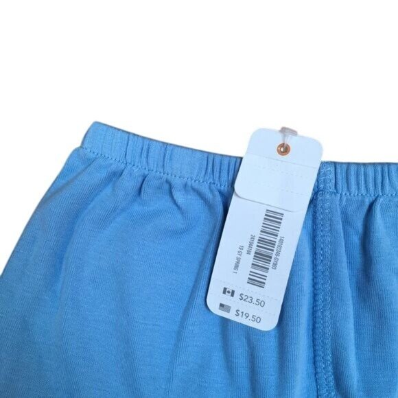 Gymboree Baby Pants – Size NB, Blue, 100% Cotton with Elastic Waist & Tag Detail - Picture 3 of 3